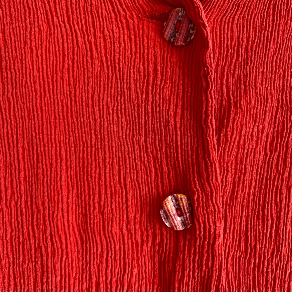 Vintage Red Button-down Shirt - Picture 3 of 5